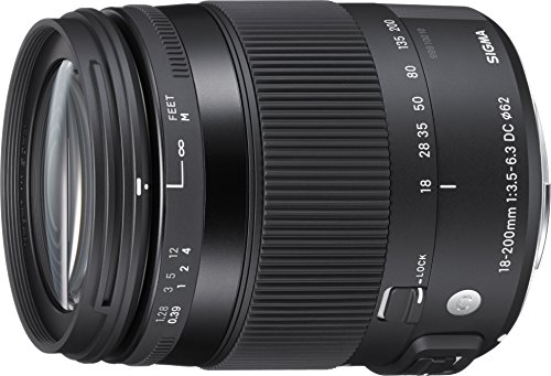 Sigma 885955 - Objetivo para Nikon (distancia focal 18-200mm, estabilizador de imagen) negro