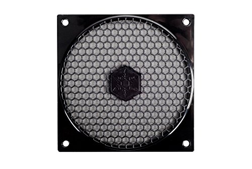 SilverStone SST-FF121B - Rejilla para ventilador de 120mm y filtro de polvo, negro