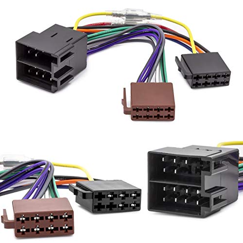 Cable adaptador para radio de coche para Opel Astra F G Corsa B C (conector ISO) Cable adaptador para radio de coche para Opel Astra F G Corsa B C (conector ISO)