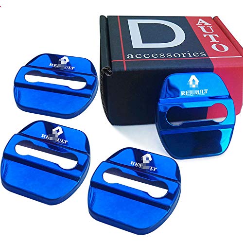 LAUTO Cubierta Protectora de Acero 4pcs / Set Inoxidable de Coches Seguros de Puerta para Renault Koleos Kadjar,Azul LAUTO Cubierta Protectora de Acero 4pcs / Set Inoxidable de Coches Seguros de Puerta para Renault Koleos Kadjar,Azul