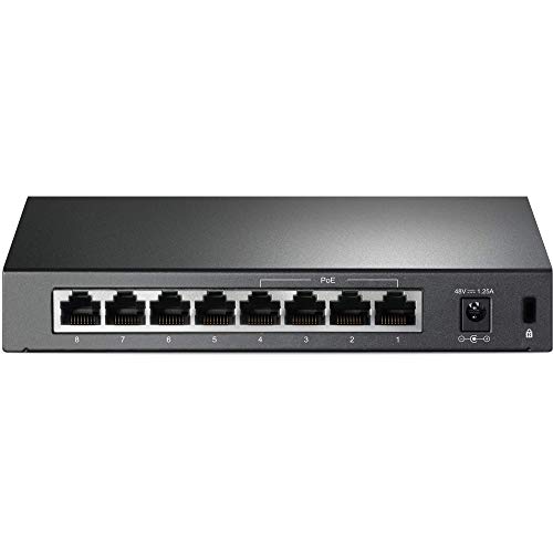 TP-Link TL-SF1008P 8 Port Fast Ethernet PoE Desktop Switch a 10/100 Mbps (55W 4-PoE Puertos, Compatible con IEEE 802.3af) TP-Link TL-SF1008P 8 Port Fast Ethernet PoE Desktop Switch a 10/100 Mbps (55W 4-PoE Puertos, Compatible con IEEE 802.3af)