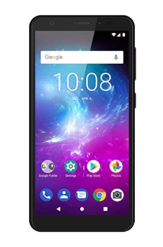 ZTE Blade A5 2019 - Smartphone de 5,5" HD+ 18:9 (Octa-Core A55, 2GB RAM + 16GB ROM, Cámara de 13 Mpx, doble SIM, Android 9 Go), Color Negro [versión española]
