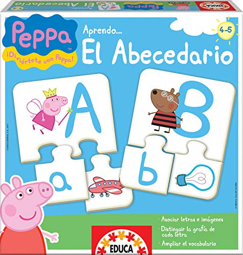 Educa Borras Puzzle Aprendo El Abecedario Peppa Pig (15652) , color/modelo surtido Educa Borras Puzzle Aprendo El Abecedario Peppa Pig (15652) , color/modelo surtido
