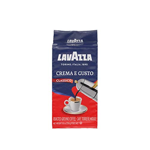 Lavazza Café Molido Crema e Gusto Classico, Paquete de 4 x 250 g (Total: 1 kg) Lavazza Café Molido Crema e Gusto Classico, Paquete de 4 x 250 g (Total: 1 kg)