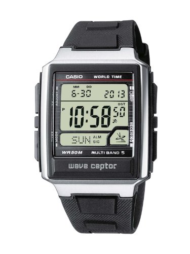 Casio WAVE CEPTOR Reloj Radiocontrolado, Negro, para Hombre, con Correa de Resina, WV-59E-1AVEF Casio WAVE CEPTOR Reloj Radiocontrolado, Negro, para Hombre, con Correa de Resina, WV-59E-1AVEF