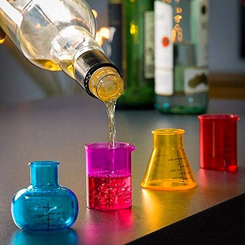 Juego de 4 vasos de chupito Chemistry, 50 ml