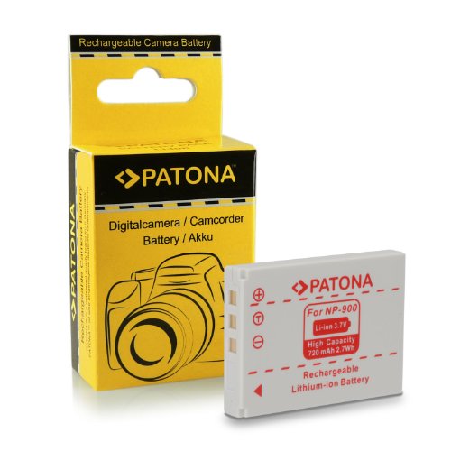 PATONA Bateria NP-900 Compatible con Konica Minolta Dimage E40 E50 Olympus LI-80B T-100 X-360 X-960