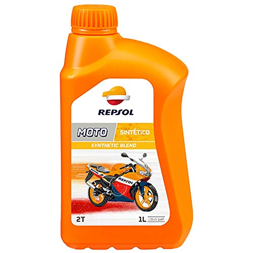 Repsol RP150W51 Moto Sintetico 2T Aceite de Motor, 1 L Repsol RP150W51 Moto Sintetico 2T Aceite de Motor, 1 L