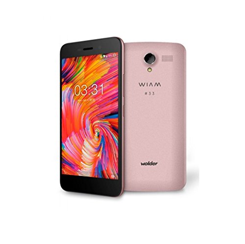 Wolder Smartphone WIAM #33 Pink - 5.5'/13.9CM HD IPS - CAM 8/13MP - QC 1GHz - 16GB - 1GB RAM - Android 6.0- DUALSIM 4G - 2900MAH