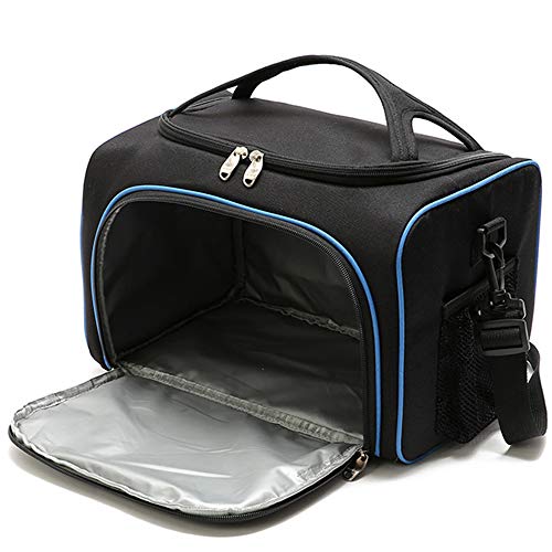 YQQWN Bolsa de Almuerzo con Aislamiento, Bolsa de Almuerzo Duradera a Prueba de Fugas a Prueba de Fugas, con Bolsa de Almuerzo Ajustable y extraíble con Correa para el Hombro,Azul YQQWN Bolsa de Almuerzo con Aislamiento, Bolsa de Almuerzo Duradera a Prueba de Fugas a Prueba de Fugas, con Bolsa de Almuerzo Ajustable y extraíble con Correa para el Hombro,Azul