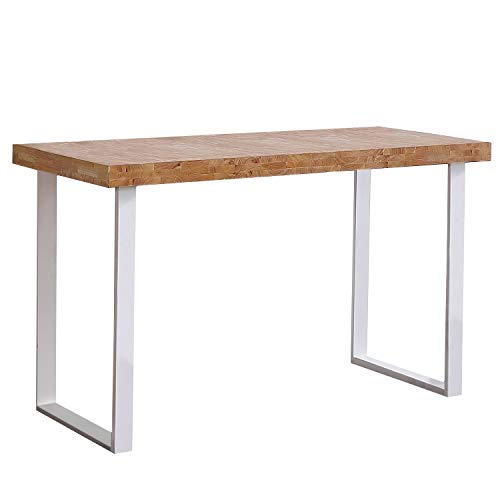 Adec - Natural, Mesa de Estudio, Escritorio o despacho, Mesa de Oficina Color Roble Salvaje y Blanco, Medidas: 120 x 60 x 73 cm de Alto Adec - Natural, Mesa de Estudio, Escritorio o despacho, Mesa de Oficina Color Roble Salvaje y Blanco, Medidas: 120 x 60 x 73 cm de Alto