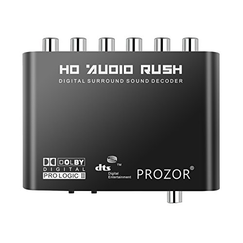 Digital a Analógico 5.1 Audio Gear Adaptador Decodificador de Sonido SPDIF RCA Dolby AC3 / DTS Entrada Coaxial Óptica - Soporte para HDTV DVD Player Blue ReyDVD DVD SP3 Xbox 360 Digital a Analógico 5.1 Audio Gear Adaptador Decodificador de Sonido SPDIF RCA Dolby AC3 / DTS Entrada Coaxial Óptica - Soporte para HDTV DVD Player Blue ReyDVD DVD SP3 Xbox 360