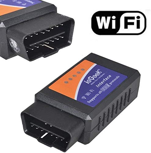 ieGeek WiFi Wireless Mini OBDII Auto Coche, OBD2 Escáner Herramienta de Análisis de Diagnostico CAN-BUS, Lector de Código Diagnóstico a Bordo Para Apple iPhone iOS Windows Android Tablet Smartphone ieGeek WiFi Wireless Mini OBDII Auto Coche, OBD2 Escáner Herramienta de Análisis de Diagnostico CAN-BUS, Lector de Código Diagnóstico a Bordo Para Apple iPhone iOS Windows Android Tablet Smartphone