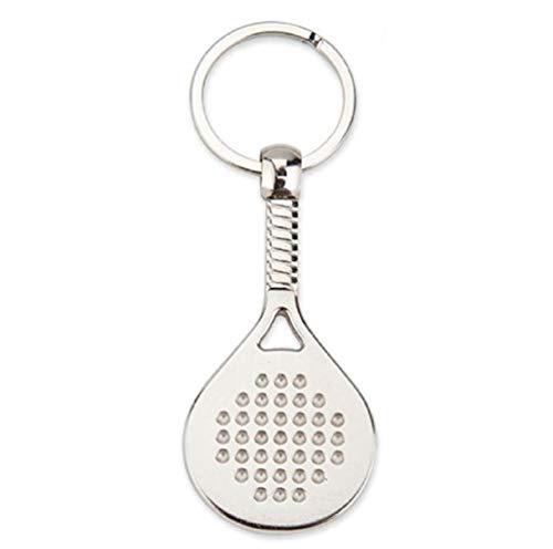 Llavero Metal Raqueta Padel presentado en Estuche cartón y bolsita de Tela Granate de Regalo Llavero Metal Raqueta Padel presentado en Estuche cartón y bolsita de Tela Granate de Regalo