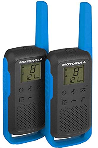 Motorola Talkabout T62 PMR, Radio de Banda ciudadana (PMR446, 16 Canales y 121 Códigos, Alcance de 8 Km, Azul