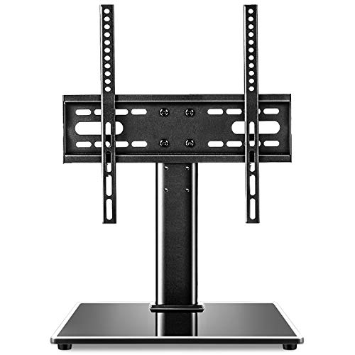 RFIVER Soporte Pie TV Universal de Mesa Peanas para Television de 27 a 55 Pulgadas con Altura Ajustable UT4001