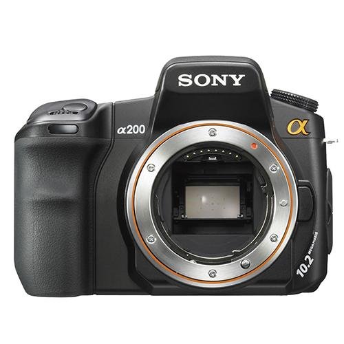 Sony α DSLR-A200 + DT 18-70mm Juego de cámara SLR 10,2 MP CCD Negro - Cámara Digital (10,2 MP, CCD, 3,5X, Negro)