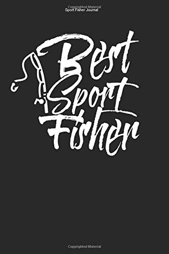 Sport Fisher Journal: 100 Pages | Graph Paper Grid Interior | Fisherwoman Recording Catch Rod Trip Fisherman Gift Tracking Fish Hobby Team Hook
