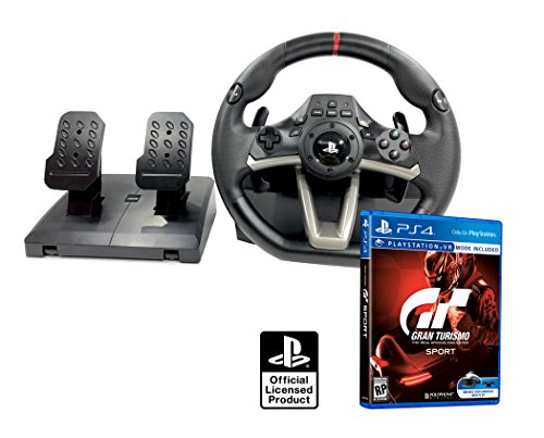 Volante y Pedales PS4 Licencia Original Playstation RWA Apex + Gran Turismo Sport GT Sport Volante y Pedales PS4 Licencia Original Playstation RWA Apex + Gran Turismo Sport GT Sport