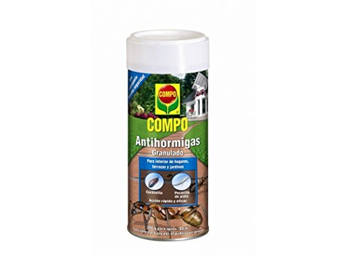 Compo Antihormigas, Formato granulado para espolvorear, de Uso Interior y Exterior, Efecto Duradero, 300 g Compo Antihormigas, Formato granulado para espolvorear, de Uso Interior y Exterior, Efecto Duradero, 300 g