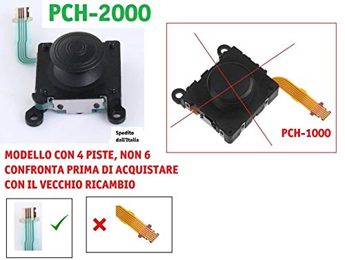 OEM negro 3d analógico Joystick Control Pad Botón Stick Para Sony PS Vita PCH-2000 PSV 2000 OEM negro 3d analógico Joystick Control Pad Botón Stick Para Sony PS Vita PCH-2000 PSV 2000