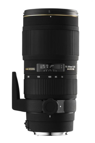 Sigma - Objetivo 70-200 mm f/2,8 EX DG HSM II con Macro (Rosca para Filtro de 77 mm) para Canon