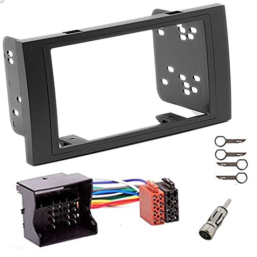 Sound-Way - Kit de Montaje Marco para Radio Adaptador 2 DIN Compatible con Ford Sound-Way - Kit de Montaje Marco para Radio Adaptador 2 DIN Compatible con Ford