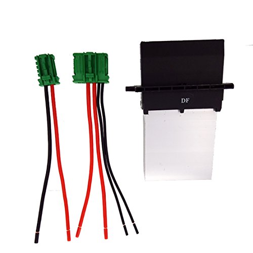 CT-CARID Calentador Motor Resistencia del Soplador + Conector, Aire Acondicionado Ventilador Resistencia de Velocidad Reemplazo 6441.L2 6441L2 CT-CARID Calentador Motor Resistencia del Soplador + Conector, Aire Acondicionado Ventilador Resistencia de Velocidad Reemplazo 6441.L2 6441L2