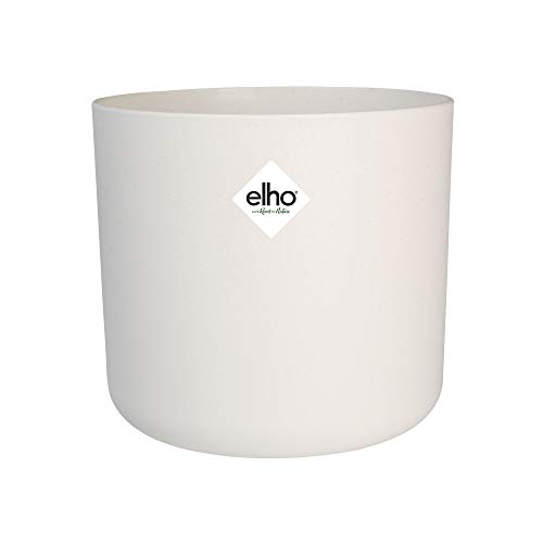 Elho B. For Soft - Maceta redonda, blanco claro, 18 cm