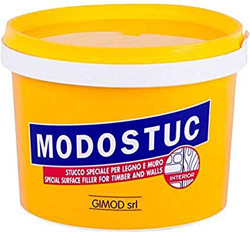 MODOSTUC Masilla Profesional Para Madera Y Pared, Secado Rápido Y Adhesión Perfecta, Blanco, 1000 Gramos MODOSTUC Masilla Profesional Para Madera Y Pared, Secado Rápido Y Adhesión Perfecta, Blanco, 1000 Gramos