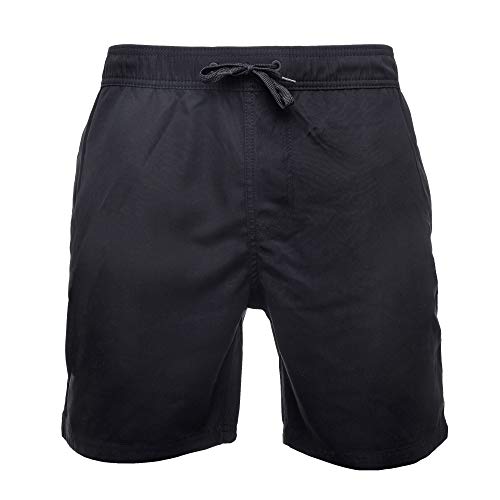 ROCK-IT Apparel® Swim Shorts Hombres Bañadores Pantalones Corta Tablas Hombres para la Playa Surf en el mar Tallas S-3XL Negro 3XL