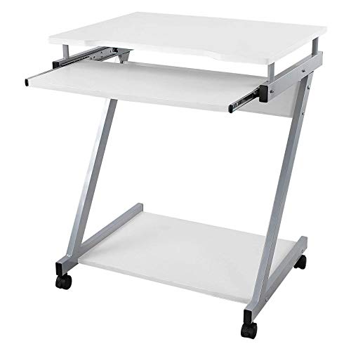 VASAGLE Escritorio de la Computadora Blanco Mesa de Ordenador en Forma de Z Escritorio para hogar o Oficina LCD811W VASAGLE Escritorio de la Computadora Blanco Mesa de Ordenador en Forma de Z Escritorio para hogar o Oficina LCD811W