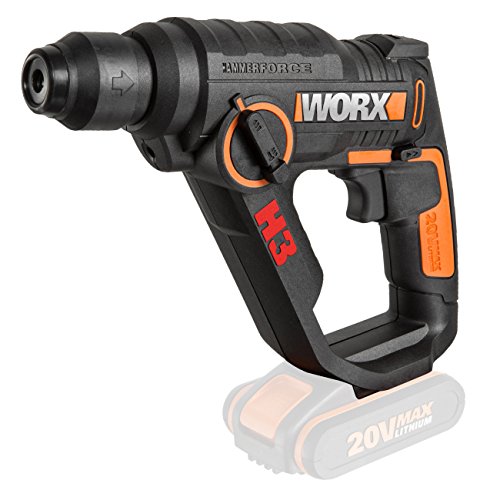 WORX WX390.9 - H3 Taladro/Atornillador/Martillo a batería 20V S/bat WORX WX390.9 - H3 Taladro/Atornillador/Martillo a batería 20V S/bat