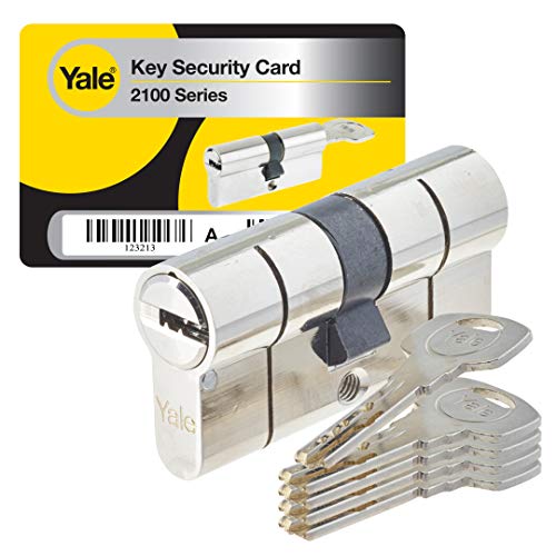 Yale YC2100 - Cilindro de cerradura de embrague, YC2100 DB 30X30 NI Yale YC2100 - Cilindro de cerradura de embrague, YC2100 DB 30X30 NI