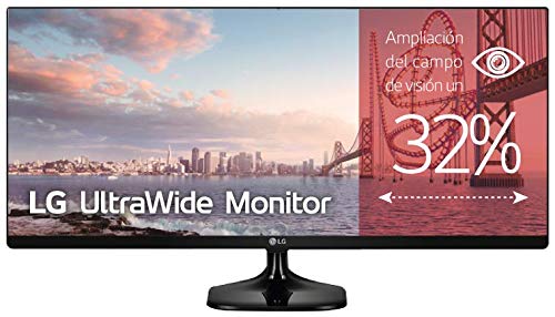 LG 25UM58-P - Monitor Profesional UltraWide WFHD de 63.5 cm (25") con Panel IPS (2560 x 1080 píxeles, 21:9, 250 cd/m², sRGB >99%, 1000:1, 5 ms GtG, 75 Hz, HDMIx2, Auriculares) Color Negro LG 25UM58-P - Monitor Profesional UltraWide WFHD de 63.5 cm (25") con Panel IPS (2560 x 1080 píxeles, 21:9, 250 cd/m², sRGB >99%, 1000:1, 5 ms GtG, 75 Hz, HDMIx2, Auriculares) Color Negro