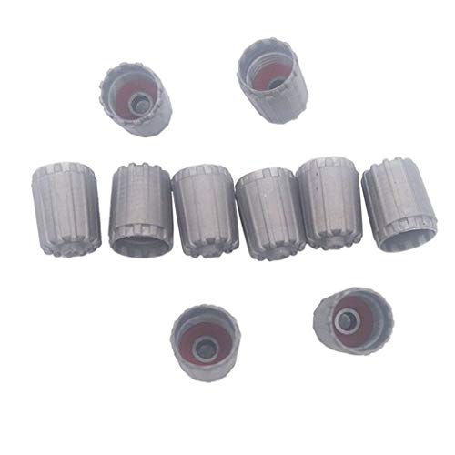 Válvula de Aire plásticos Larga Gris del neumático Rueda de 10pcs Auto del Coche Casquillos del vástago Cubierta de Repuesto para Infiniti TPMS25306