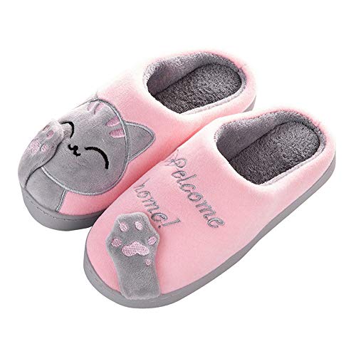 Zapatillas De Estar por Casa Mujer Invierno Unisex-Adulto Zapatillas con Forro De Felpa Suela Dura-CóModas Dibujos Animados Gato Antideslizante CáLido Interior Dormitorio Zapatos De Piso para Hombre Zapatillas De Estar por Casa Mujer Invierno Unisex-Adulto Zapatillas con Forro De Felpa Suela Dura-CóModas Dibujos Animados Gato Antideslizante CáLido Interior Dormitorio Zapatos De Piso para Hombre