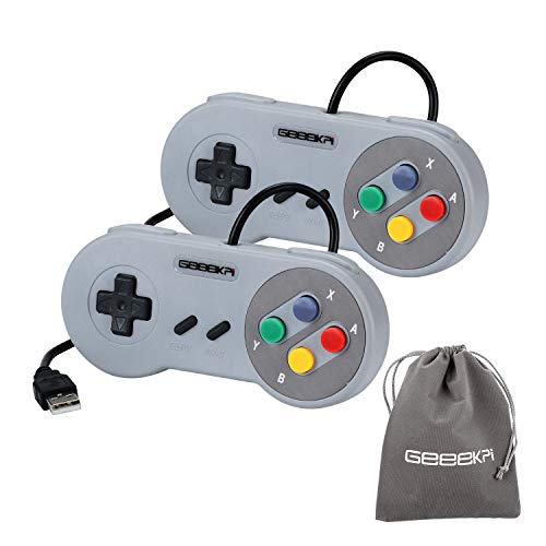 geeekpi 2pcs/Lot controlador USB Game Pad Joypad Joystick para PC modelo B de Raspberry Pi 3 retropie geeekpi 2pcs/Lot controlador USB Game Pad Joypad Joystick para PC modelo B de Raspberry Pi 3 retropie