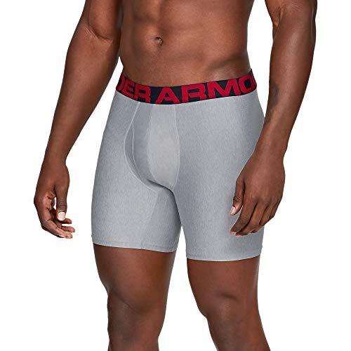 Under Armour Tech 6in 2 Pack, Ropa Interior Hombre, Gris, M