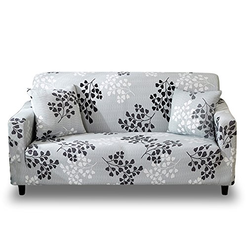 HOTNIU Funda Elástica de Sofá Funda Estampada para sofá Antideslizante Protector Cubierta de Muebles (Tres Plazas, Patron #15) HOTNIU Funda Elástica de Sofá Funda Estampada para sofá Antideslizante Protector Cubierta de Muebles (Tres Plazas, Patron #15)