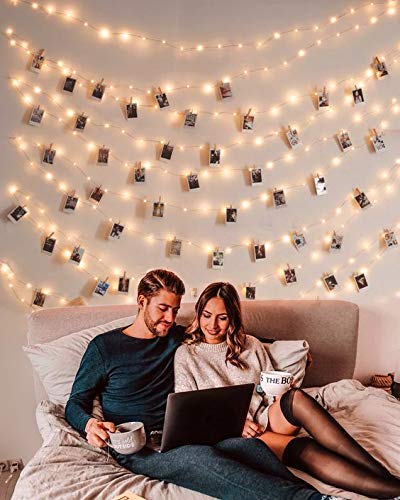 Clip Cadena de Luces LED USB,LECLSTAR 10m 100 LED Fotoclips Guirnalda de Luces con 50 Pinzas,ideal para Hogar, Pared, Navidad, Fiesta, Boda,Decoraciones de Dormitorio Clip Cadena de Luces LED USB,LECLSTAR 10m 100 LED Fotoclips Guirnalda de Luces con 50 Pinzas,ideal para Hogar, Pared, Navidad, Fiesta, Boda,Decoraciones de Dormitorio