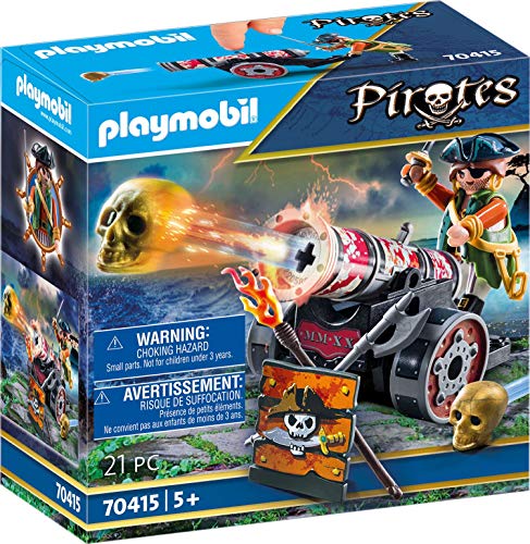 PLAYMOBIL-Pirata con cañón (70415)