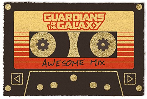 1art1 Guardianes De La Galaxia - Vol. 2, Awesome Mix Felpudo Alfombra (60 x 40cm)