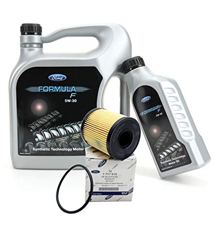 Duo Kit Original Ford - Aceite Formula F 5W-30 + filtro aceite 1717510 motores 2.0/2.2 TDCi, Pack 6 litros Duo Kit Original Ford - Aceite Formula F 5W-30 + filtro aceite 1717510 motores 2.0/2.2 TDCi, Pack 6 litros