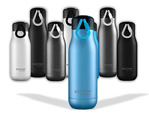 Boston Tech SP1 - Botella de Agua de Acero Inoxidable 18/8. con Tapón Hermético a Prueba de Fugas. Doble Capa envasado al Vacío. Alto Rendimiento en Frio como en Caliente, Gran Sabor (Azul 750ml.) Boston Tech SP1 - Botella de Agua de Acero Inoxidable 18/8. con Tapón Hermético a Prueba de Fugas. Doble Capa envasado al Vacío. Alto Rendimiento en Frio como en Caliente, Gran Sabor (Azul 750ml.)