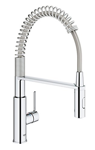 Grohe Swift – Grifo de cocina monomando con caño extraíble – cromado 1/2" (Ref. 30361000)