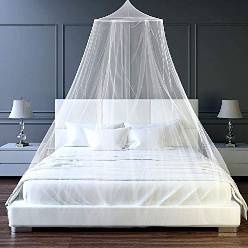 htovila Mosquito Net Mosquitera Universal de Color Blanco con Diseño de Cúpula y Mosquitera de Fácil htovila Mosquito Net Mosquitera Universal de Color Blanco con Diseño de Cúpula y Mosquitera de Fácil