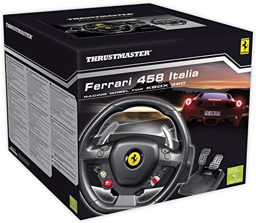 Thrustmaster FERRARI 458 ITALIA - Volante - Xbox360 / PC - Replica Volante Ferrari 458 itailia - Licencia Oficial Ferrari y Xbox