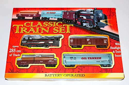Train Set With Tracks Battery Operated