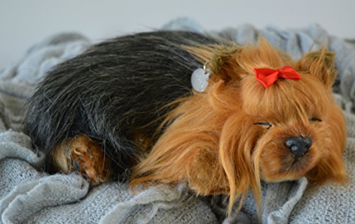 Animal doméstico transpirable Yorkie Puppy Companion para personas con pérdida de memoria del envejecimiento y los cuidadores